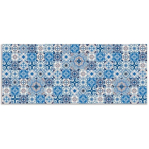 Küchenrückwand ARTLAND Orientalische Fliesen Spritzschutzwände Gr. B/H: 160 cmx65 cm, blau Küchendekoration Spritzschutzwände Alu Spritzschutz mit Klebeband, einfache Montage