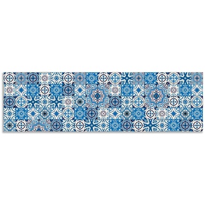 Küchenrückwand ARTLAND Orientalische Fliesen Spritzschutzwände Gr. B/H: 170 cmx50 cm, blau Küchendekoration Spritzschutzwände Alu Spritzschutz mit Klebeband, einfache Montage