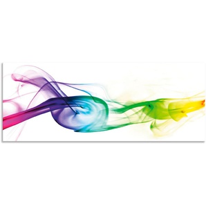 Küchenrückwand ARTLAND Rauch - Abstrakt Spritzschutzwände Gr. B/H: 130 cmx50 cm, bunt Küchendekoration Spritzschutzwände Alu Spritzschutz mit Klebeband, einfache Montage