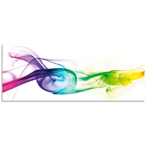 Küchenrückwand ARTLAND Rauch - Abstrakt Spritzschutzwände Gr. B/H: 140 cmx55 cm, bunt Küchendekoration Spritzschutzwände Alu Spritzschutz mit Klebeband, einfache Montage