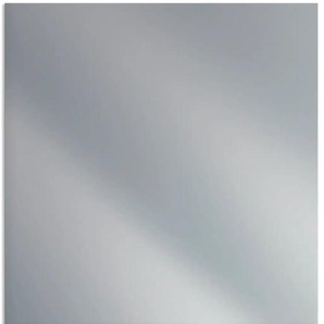 Küchenrückwand ARTLAND Uni Alu gebürstet Spritzschutzwände Gr. B/H: 60 cm x 65 cm, silberfarben Küchendekoration Alu Spritzschutz mit Klebeband, einfache Montage