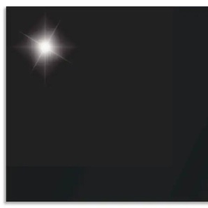 Küchenrückwand ARTLAND Uni schwarz glänzend Spritzschutzwände Gr. B/H: 110 cm x 60 cm, schwarz Küchendekoration
