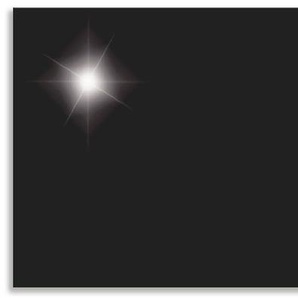 Küchenrückwand ARTLAND Uni schwarz glänzend Spritzschutzwände Gr. B/H: 140 cm x 50 cm, schwarz Küchendekoration Alu Spritzschutz mit Klebeband, einfache Montage