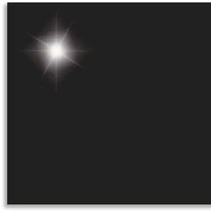 Küchenrückwand ARTLAND Uni schwarz glänzend Spritzschutzwände Gr. B/H: 140 cm x 55 cm, schwarz Küchendekoration Alu Spritzschutz mit Klebeband, einfache Montage