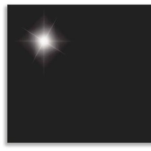 Küchenrückwand ARTLAND Uni schwarz glänzend Spritzschutzwände Gr. B/H: 170 cm x 50 cm, schwarz Küchendekoration Alu Spritzschutz mit Klebeband, einfache Montage