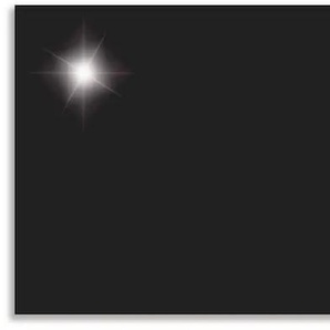 Küchenrückwand ARTLAND Uni schwarz glänzend Spritzschutzwände Gr. B/H: 170 cm x 60 cm, schwarz Küchendekoration Alu Spritzschutz mit Klebeband, einfache Montage