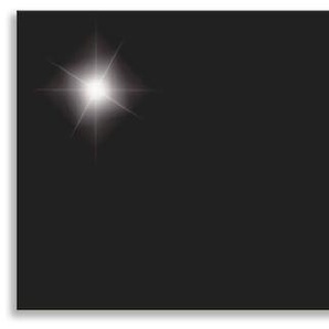 Küchenrückwand ARTLAND Uni schwarz glänzend Spritzschutzwände Gr. B/H: 180 cm x 50 cm, schwarz Küchendekoration Alu Spritzschutz mit Klebeband, einfache Montage