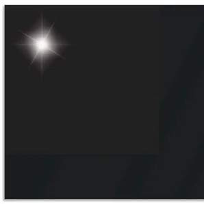 Küchenrückwand ARTLAND Uni schwarz glänzend Spritzschutzwände Gr. B/H: 90 cm x 65 cm, schwarz Küchendekoration