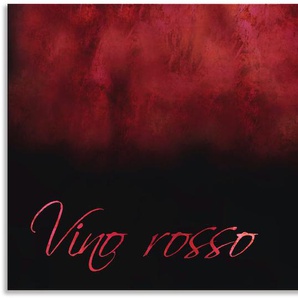 Küchenrückwand ARTLAND Wein - Rotwein Spritzschutzwände Gr. B/H: 120 cmx60 cm, rot Küchendekoration Spritzschutzwände Alu Spritzschutz mit Klebeband, einfache Montage