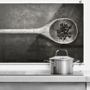 Küchenrückwand WALL-ART Spritzschutz Kochlöffel Küche Spritzschutzwände Gr. B/H: 100 cm x 70 cm, bunt Küchendekoration