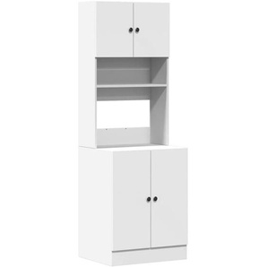 Küchenschrank Weiß 60x50x180 cm Holzwerkstoff - Vidaxl