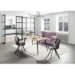 Küchensofa Picos 2-Sitzer 168 x 96 x 75cm Pink/Altrosa