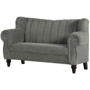 Küchensofa Picos 3-Sitzer 200 x 96 x 75cm Grau/Dunkelgrau