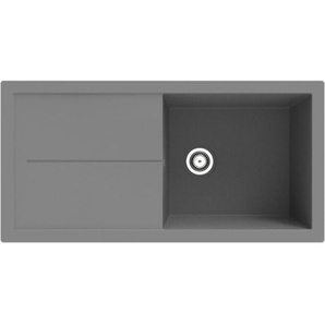 Küchenspüle Einbauspüle Granit Optik Mineralite 100 x 50 Grau Respekta Cleveland