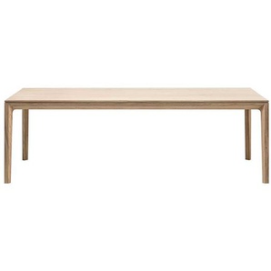 Küchentisch aus Eiche massiv weiß geölt 75 cm hoch
