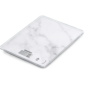 Küchenwaage SOEHNLE Page Compact 300 Marble Küchenwaagen weiß Digitale Küchenwaage Tragkraft 5 kg, 1 g genaue Teilung