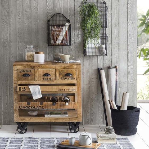 Küchenwagen in Braun Preisvergleich | Moebel 24