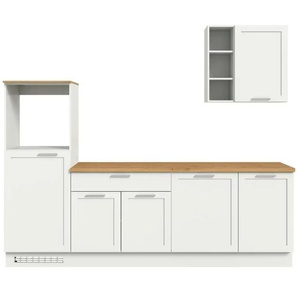 Küchenzeile  Miller ¦ weiß ¦ Maße (cm): B: 260 H: 60