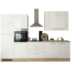 Küchenzeile mit Elektrogeräten  Namur | weiß | 310 cm | 211 cm | 60 cm |