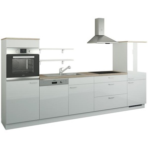 Küchenzeile ohne Elektrogeräte Kassel ¦ weiß ¦ Maße (cm): B: 330