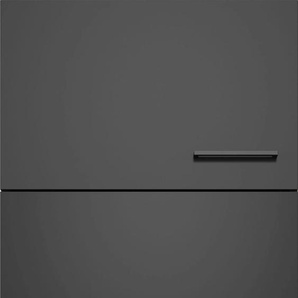 Kühlumbauschrank FLEX-WELL Capri Schränke Gr. B/H/T: 60 cm x 200 cm x 57,1 cm, 3 St., schwarz, endgrain oak Kühlschrankumbauschränke (B x H T) 60 200 57 cm, mit zusätzlichem Stauraum