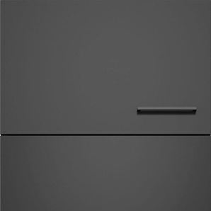 Kühlumbauschrank FLEX-WELL Capri Schränke Gr. B/H/T: 60 cm x 200 cm x 57,1 cm, 3 St., schwarz (schwarz, endgrain oak) Kühlschrankumbauschränke (B x H T) 60 200 57 cm, mit zusätzlichem Stauraum