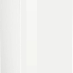 Kühlumbauschrank HELD MÖBEL Trier Schränke Gr. B/H/T: 60 cm x 200 cm x 60 cm, 2 St., weiß (weiß hochglanz, weiß) Kühlschrankumbauschränke