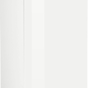 Kühlumbauschrank HELD MÖBEL Trier Schränke Gr. B/H/T: 60 cm x 200 cm x 60 cm, 2 St., weiß (weiß hochglanz, weiß) Kühlschrankumbauschränke Breite 60 cm