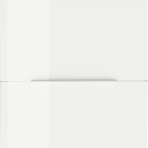 Kühlumbauschrank KOCHSTATION KS-Brindisi Schränke Gr. B/H/T: 60 cm x 200 cm x 60 cm, 3 St., weiß (weiß hochglanz, grafit) Kühlschrankumbauschränke 60 cm breit, 200 hoch, hochwertige MDF Fronten