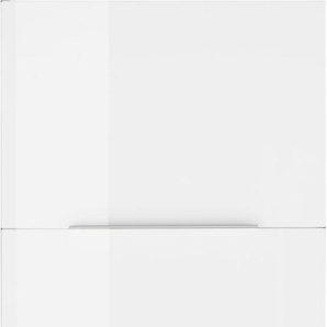 Kühlumbauschrank KOCHSTATION KS-Brindisi Schränke Gr. B/H/T: 60 cm x 200 cm x 60 cm, 3 St., weiß (weiß hochglanz, weiß) Kühlschrankumbauschränke 60 cm breit, 200 hoch, hochwertige MDF Fronten