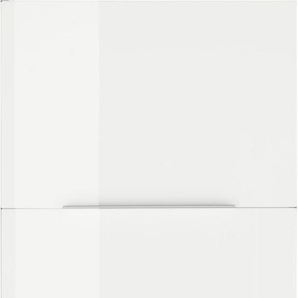 Kühlumbauschrank KOCHSTATION KS-Brindisi Schränke Gr. B/H/T: 60 cm x 200 cm x 60 cm, 3 St., weiß (weiß hochglanz, wotaneichefarbe) Kühlschrankumbauschränke 60 cm breit, 200 hoch, hochwertige MDF Fronten