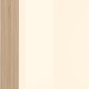 Kühlumbauschrank KOCHSTATION KS-Virginia Schränke Gr. B/H/T: 60 cm x 200 cm x 60 cm, 2 St., beige (creme hochglanz) Kühlschrankumbauschränke