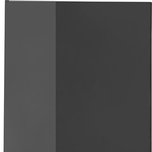 Kühlumbauschrank KOCHSTATION KS-Wien Schränke Gr. B/H/T: 60 cm x 200 cm x 60 cm, 2 St., grau (grau hochglanz) Kühlschrankumbauschränke 60 cm breit, 200 hoch, geeignet für Einbau-Kühlgefrierkombination