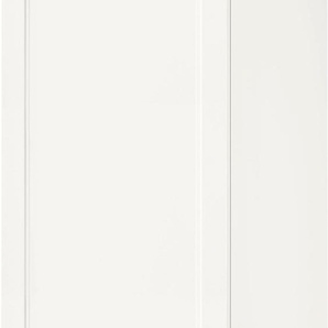 Kühlumbauschrank NOBILIA Cascada, Ausrichtung wählbar Schränke Gr. B/H/T: 60 cm x 216,6 cm x 58,3 cm, Links, 2 St., weiß (weiß, weiß) Kühlschrankumbauschränke