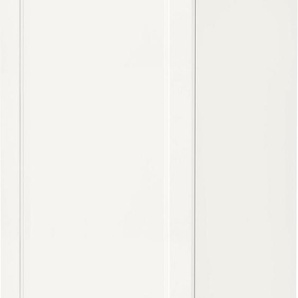 Kühlumbauschrank NOBILIA Cascada, mit zwei Türen und zusätzlichem Einlegeboden Schränke Gr. B/H/T: 60 cm x 216,6 cm x 58,3 cm, Türanschlag links, 2 St., weiß (front: lacklaminat weiß, korpus: weiß) Kühlschrankumbauschränke