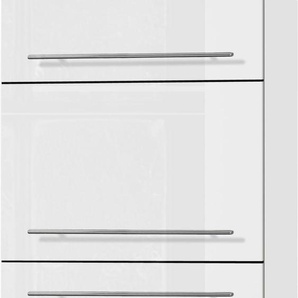Kühlumbauschrank OPTIFIT Bern Schränke Gr. B/H/T: 60 cm x 211,8 cm x 58,4 cm, 2 St., weiß (weiß hochglanz, weiß) Kühlschrankumbauschränke 60 cm breit, 212 hoch, mit höhenverstellbaren Stellfüßen