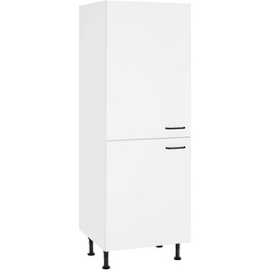 Kühlumbauschrank OPTIFIT Elga Schränke Gr. B/H/T: 60 cm x 176,6 cm x 58,4 cm, 2 St., weiß (weiß, weiß) Kühlschrankumbauschränke