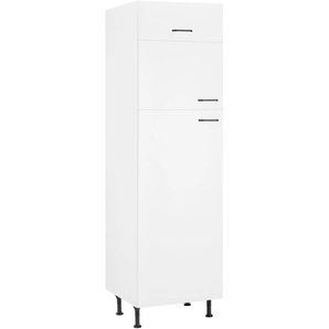 Kühlumbauschrank OPTIFIT Elga Schränke Gr. B/H/T: 60 cm x 211,8 cm x 58,4 cm, 2 St., weiß (weiß, weiß) Kühlschrankumbauschränke