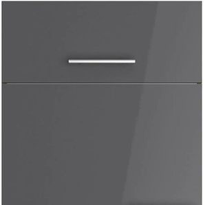 Kühlumbauschrank OPTIFIT Klara Schränke Gr. B/H/T: 60 cm x 211,8 cm x 58,4 cm, 2 St., schwarz (anthrazit, wildeiche) Kühlschrankumbauschränke Breite 60 cm
