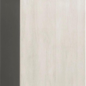Kühlumbauschrank WIHO KÜCHEN Esbo Schränke Gr. B/H/T: 60 cm x 165 cm x 57 cm, 2 St., beige (front: wilton oak, korpus: anthrazit) Kühlschrankumbauschränke 60 cm breit