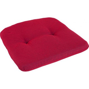 Kühnemuth Auflage Halbrundform Linz Home rot 45x47 cm 60% Polyester 40% Baumwolle