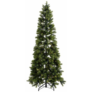 Künstlicher Weihnachtsbaum CREATIV DECO Weihnachtsdeko, künstlicher Christbaum, Tannenbaum Weihnachtsbäume Gr. Höhe: 210 cm bis, grün Künstliche Weihnachtsbäume in schlanker Form, mit LED-Lichterkette