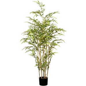 Kunstbaum CREATIV GREEN Bambus Kunstpflanzen Gr. H: 130 cm, 1 St., grün Kunst-Bäume