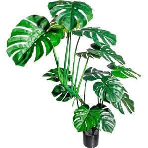 Kunstbaum CREATIV GREEN Colocasia Kunstpflanzen Gr. Ø/H: 90 cm x 120 cm, 1 St., grün Kunst-Bäume im Topf