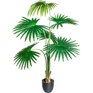 Kunstbaum CREATIV GREEN Colocasia Kunstpflanzen Gr. Ø/H: 95 cm x 120 cm, 1 St., grün Kunst-Bäume im Topf
