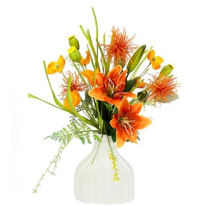 Kunstblume , Mehrfarbig , Kunststoff , 30x60x20 cm , Dekoration, Kunstblumen