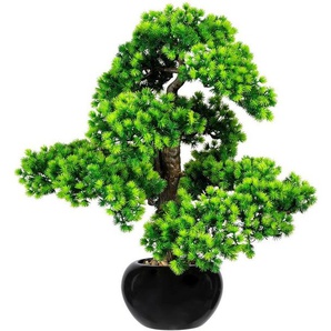 Kunstbonsai Bonsai Lärche Bonsai Lärche, Creativ green, Höhe 60 cm, im Keramiktopf