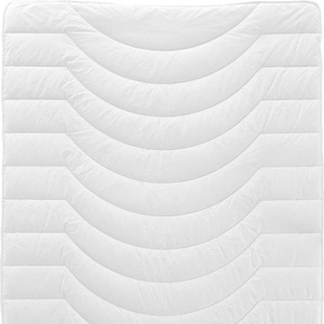 Kunstfaserbettdecke MUSTERRING Moonz Bettdecken Gr. B/L: 155 cm x 220 cm, e x traleicht, weiß Steppbettdecke hergestellt in Deutschland, allergikerfreundlich