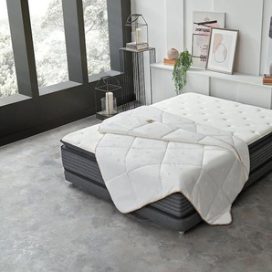 Kunstfaserbettdecke YATAS BEDDING Dacron Climarelle Decke Bettdecken Gr. B/L: 135 cm x 200 cm, normal, weiß Sommerbettdecke bei Kälte und Wärme - immer die richtige Bettdecke