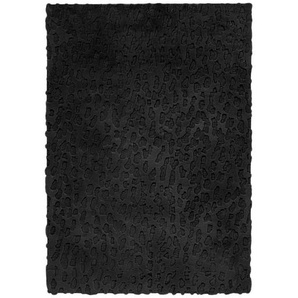 Kunstfell, Anthrazit, Textil, rechteckig, 160x230 cm, Oeko-Tex® Standard 100, für Fußbodenheizung geeignet, Teppiche & Böden, Teppiche, Fellteppiche